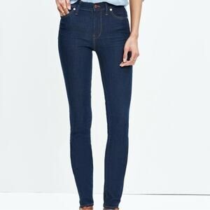 Madewell jeans Dark wash 9” High rise skinny size 27 Dressy casual skinny jeans